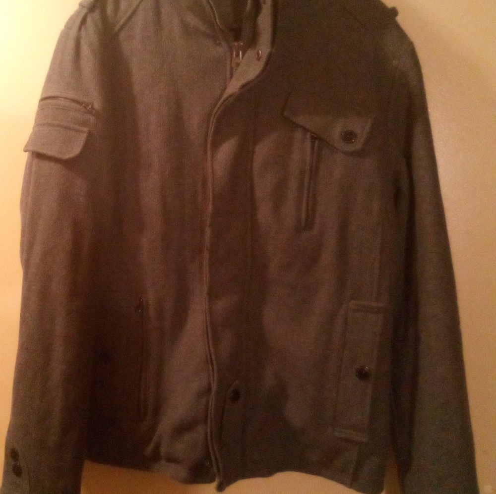 Men's PROJEKRAW 6/L Gray wool blend jacket